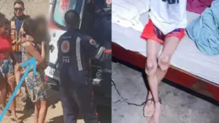 Мужчина 17 лет держал жену и детей в заточении