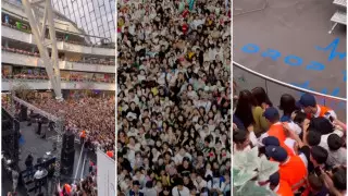 На певца Sadraddin набросились поклонники в Нур-Султане