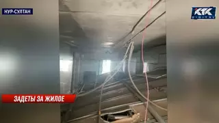 В новостройке "комфорт-класса" обвалился потолок и затопило паркинг в Нур-Султане