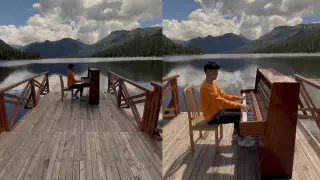 "Время замерло". Знаменитый пианист сыграл в одном из самых красивых мест Казахстана