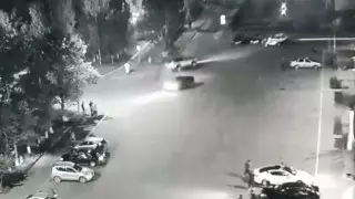 Внедорожник перевернулся в центре Нур-Султана