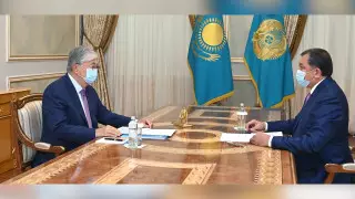Токаев принял акима Мангистауской области Ногаева