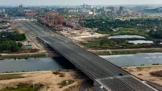 Первый автобусный маршрут пустили по новому мосту в Нур-Султане