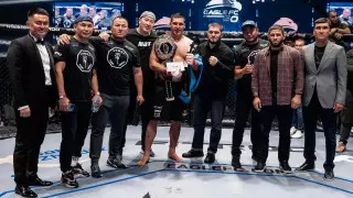 Казахстанский боец Дияр Нургожай завоевал титул лиги Хабиба на Eagle FC 50