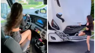 Казахстанка работает дальнобойщиком в США и набирает миллионы просмотров в TikTok