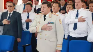 Как столичные полицейские отметили День Конституции