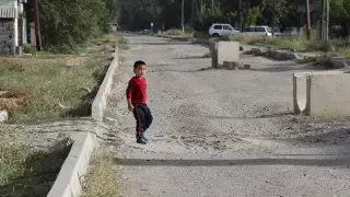 Четвертый год не могут закончить ремонт 1,9-километровой улицы в Уштобе