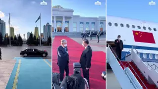 Токаев проводил Си Цзиньпина в аэропорт