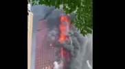 В Китае за 20 минут сгорел небоскреб