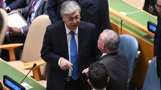 Объятия с королем: появилось видео с Токаевым на сессии ООН