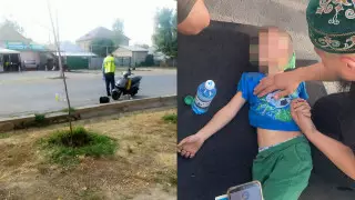 Курьер на мопеде сбил двух детей в Алматы