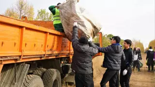 Масштабный экосубботник в рамках акции "Нет мусору на природе!" прошел в Астане