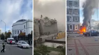 В центре Киева прогремели взрывы