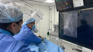 Шымкентские врачи с помощью ангиографии спасли 52-летнего пациента