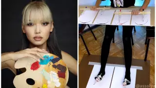 "Сверхчеловеческий навык". Художница из Алматы покорила соцсети своим талантом