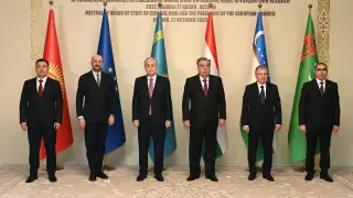 Токаев встретил в Акорде глав государств Центральной Азии