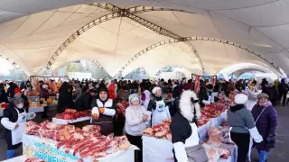 Сельскохозяйственная ярмарка проходит в Астане