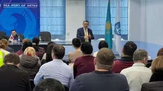 Кандидат Мейрам Кажыкен прибыл в Актау