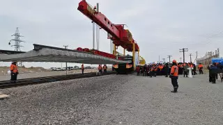 Крупнейший ж/д проект начали строить в Казахстане