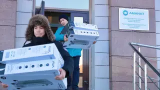 Аманатовцы отправили более 1000 обогревателей жителям Экибастуза