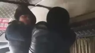 Водитель маршрутки подрался с пожилым пассажиром в Кызылорде