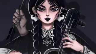 "Сәрсенбі Аддамс". Казахстанка нарисовала главную героиню сериала "Уэнсдей"