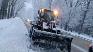 На Шымбулаке выпало 60 сантиметров снега