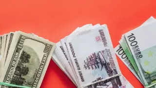 Названы официальные курсы доллара, рубля и евро на выходные