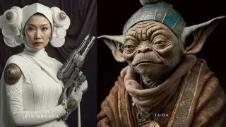 Нейросеть показала "Звездные войны", как если бы они снимались в Казахстане