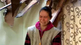 Мать-одиночка с шестью детьми в сильный мороз осталась на улице в Шымкенте