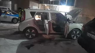 Полиция начала расследование поджога автомобиля Динары Егеубаевой