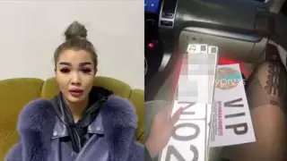 "ВИП-казашку" из Каскелена оштрафовали