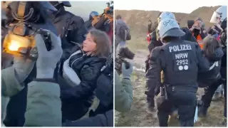 Грету Тунберг задержали полицейские в Германии