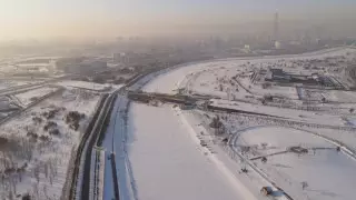 Как выглядит строительство нового моста в Астане