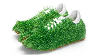 Новая мода: в продаже появились кроссовки с травой за 770 000 тенге
