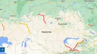 На 11 участках автодорог республиканского значения ограничено движение