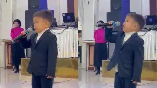 Восхитились даже звезды: малыш на тое удивил всех своим душевным пением