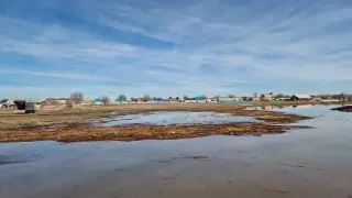 Паводки в Актюбинской области: в поселке Кобда в воде оказались 79 домов