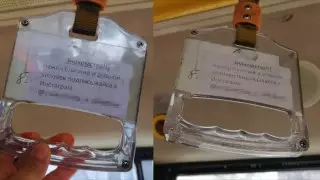 В автобусах Алматы нашли необычную рекламу