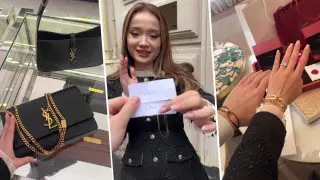 Cartier и Dior. Казахстанский футболист устроил невесте дорогой шопинг в Париже