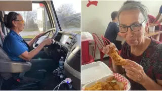 Перестать бояться и начать жить: 62-летняя казахстанка работает дальнобойщиком в США