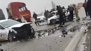 Последствия жуткого ДТП сняли на видео в Карагандинской области