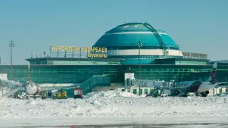 Все утренние рейсы задерживаются из-за непогоды в аэропорту Астаны
