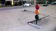 Наезд на школьницу в Алматинской области попал на видео
