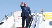 Президент Таджикистана Рахмон вылетел в Казахстан