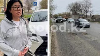 Жительницу Уральска оштрафовали за объезд ямы. Она подала в суд
