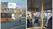 Разгуливающего по улице полураздетого мужчину с ножом засняли в центре Павлодара