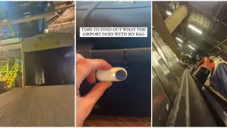 Установил камеру: ролик о "путешествии" багажа в аэропорту набрал 17 миллионов просмотров