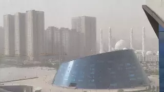Астану накрыла пыльная буря
