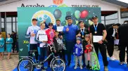 В честь Дня семьи в Актобе состоялся забег семейных пар